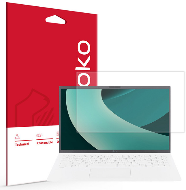 스코코 LG그램 15 2025 올레포빅 액정보호필름 세트, 1세트