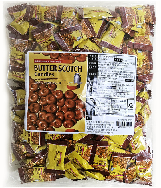 버터 스카치 캔디, 713g, 1개