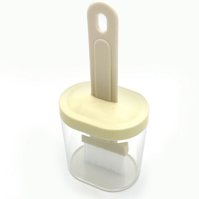 퀸스리빙 오일통 브러시, 베이지, 1개