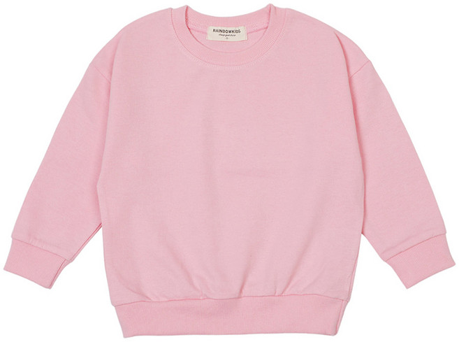 레인보우키즈 아동용 솔라 무지 맨투맨