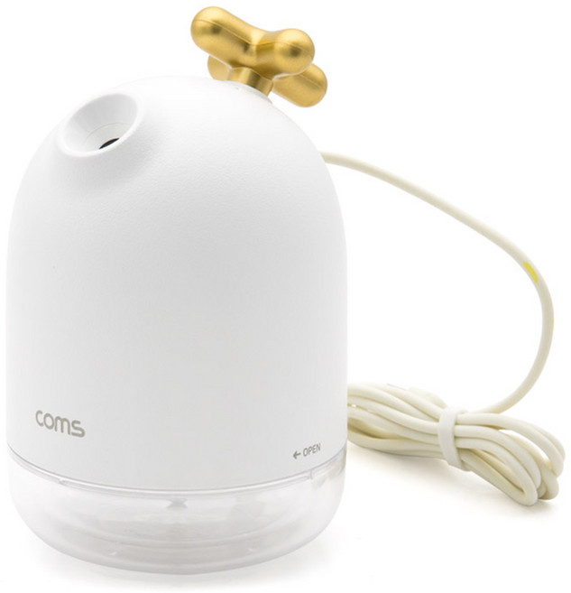 컴스 USB 유선 무드등 미니 가습기 200ml, JP436, 상세페이지 참조, 1개