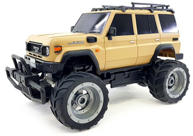 2.4Ghz 1:24 토요타 랜드크루저 오프로드 RC카 HEX352622BR, 브라운, 1개