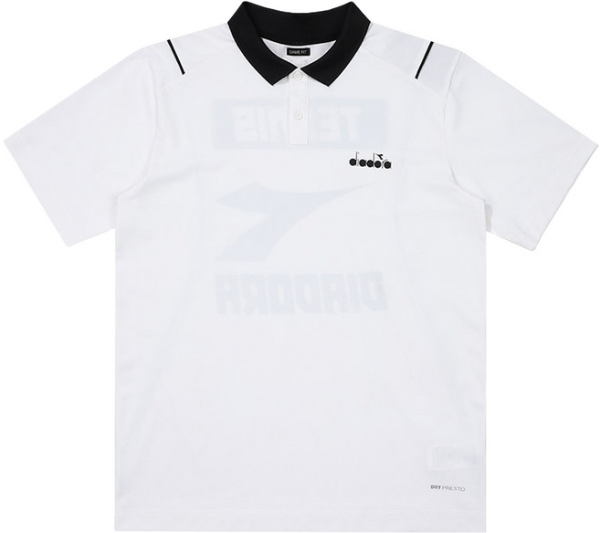 디아도라 남성용 테니스 메쉬 믹스 반팔 카라 티셔츠