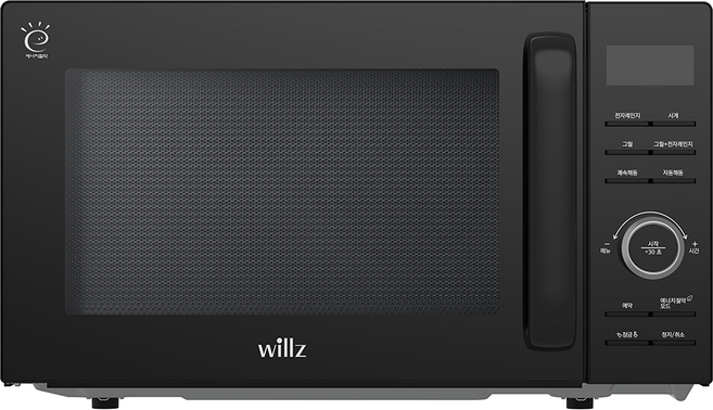 Willz 轉盤式微波爐 黑色 20L, D70H20EL-CH