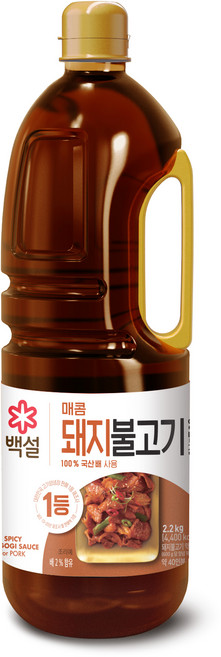 백설 돼지불고기양념, 2.2kg, 1개