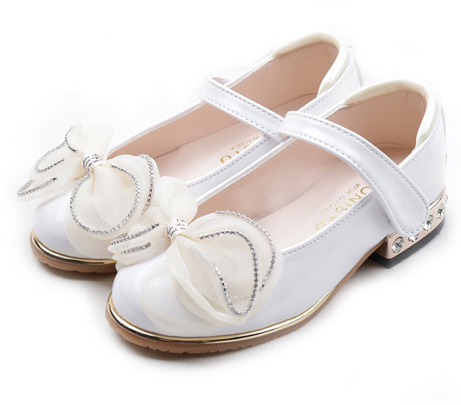 풋풋 여아용 올비쥬얼 또각 굽 구두