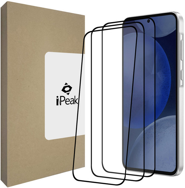 아이엔픽 풀커버 강화유리 휴대폰 액정보호필름 3p 세트, 1세트