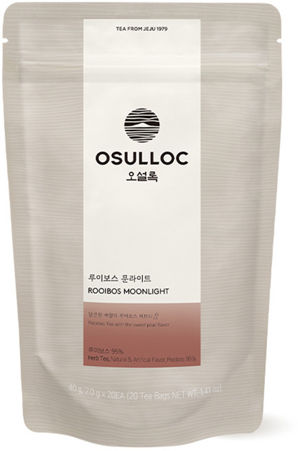 오설록 루이보스 문라이트 피라미드 티백, 2g, 20개입, 1박스