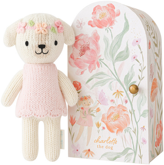 커들앤카인드 핸드메이드 애착인형, 타이니 샬롯 독, 1개