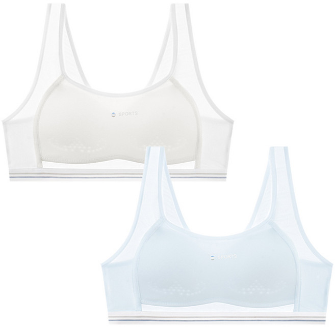 주니데이 1단계 에어메쉬 학생 브라 2종 세트