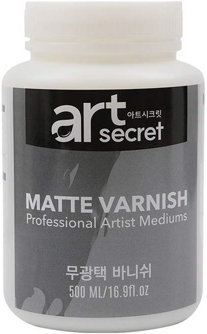 아트시크릿 무광택 매트바니쉬 아크릴물감 마감제, 1개, 500ml