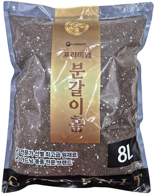 가든잇 프리미엄 중포장 흙 분갈이흙, 1개, 8L