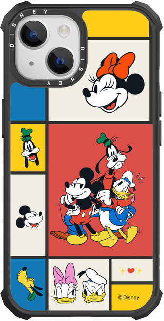 MOLAN CANO 迪士尼防摔透明復古奇趣設計手機殼 iPhone12 1928_米妮