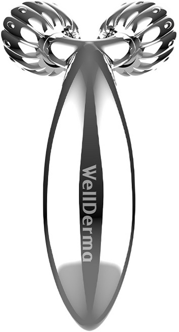 웰더마 페이스 리프팅 컴팩트 미니 롤러, 1개, 실버