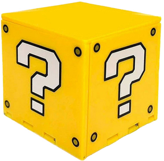 호후 닌텐도스위치용 휴대용 16 in 1 게임카드 보관 케이스 사카, 마리오 물음표 노란색, 1개