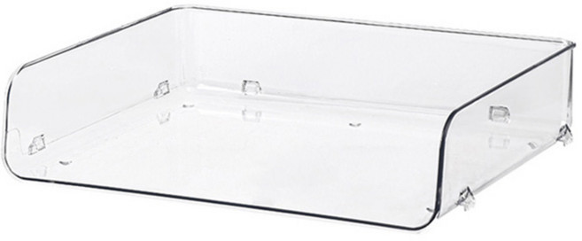 윈프라이스 데스크 서류 파일 정리함, 와이드형 투명, 1단