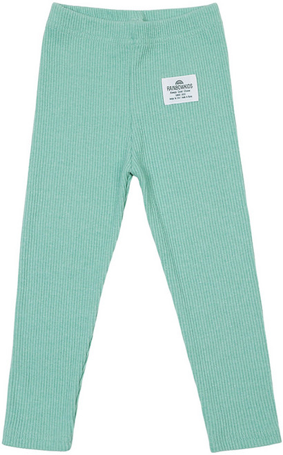 레인보우키즈 아동용 스퀘어 골지 레깅스