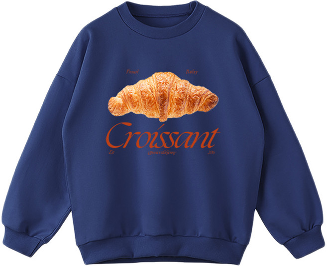 제니 아동용 오버핏 크로와상 맨투맨 JN1071M