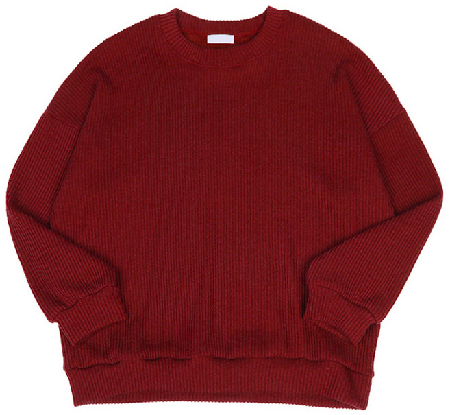 머시따 남성용 골지 니트 오버핏 하찌 맨투맨