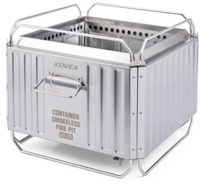 코베아 035 STS 컨테이너 이중 연소 화로대, 1개