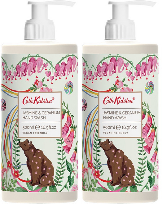 캐스키드슨 자스민 앤 제라늄 핸드워시, 500ml, 2개