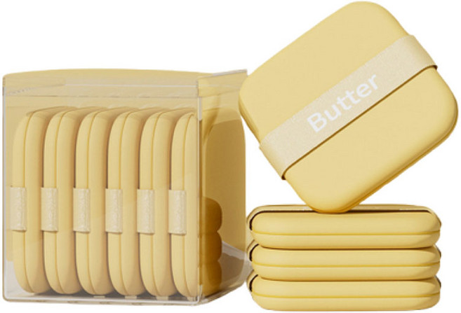 듀리스 스퀘어 버터 쿠션 에어 퍼프 10p, 1개