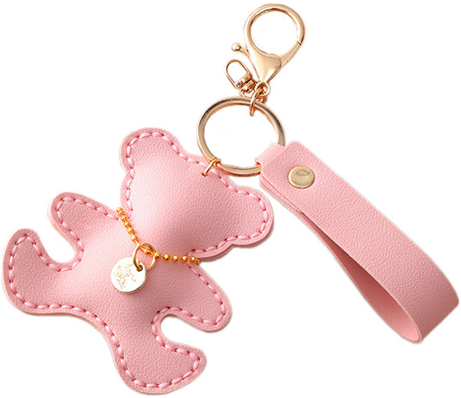 코히모 DIY 곰돌이 키링 만들기 세트 5W0052, 핑크, 1세트