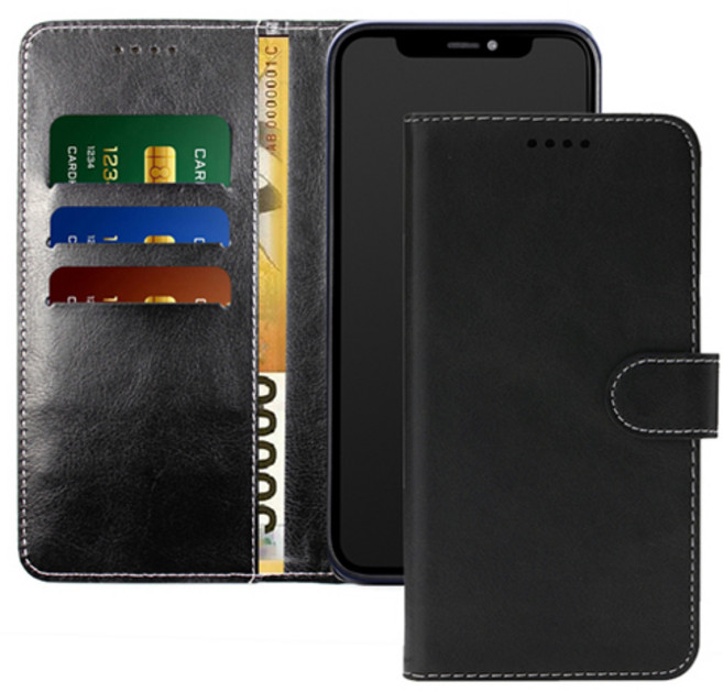 하이디 LCV 스티치 가죽 다이어리 휴대폰 케이스