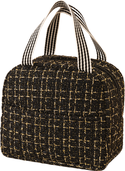 타미나요 간편한 보온 보냉백, 블랙, 1개