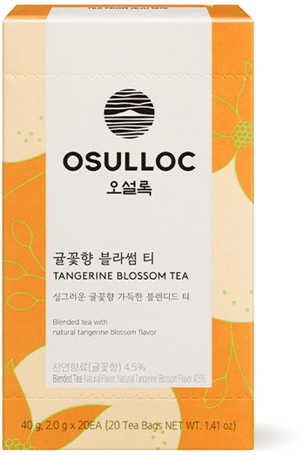 오설록 귤꽃향 블라썸 티, 2g, 20개입, 1개