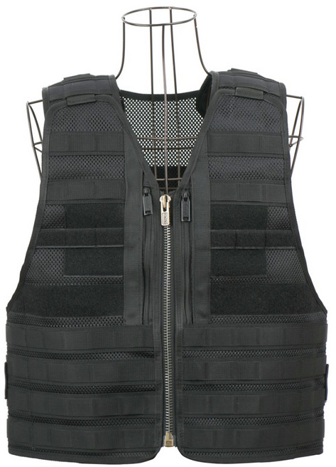 델파 어반택티컬 몰리조끼 DP-TM9, 블랙, 1개