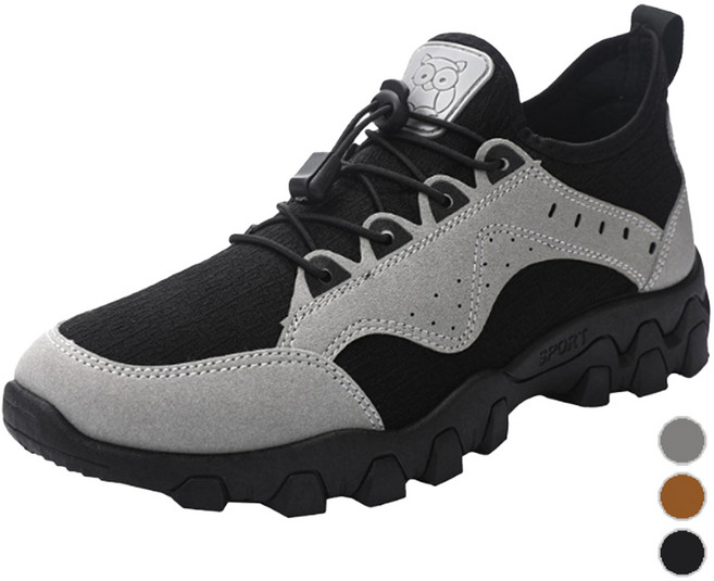 엘쏘 남성용 옴므 소프트 레더 하이킹 트래킹 운동화