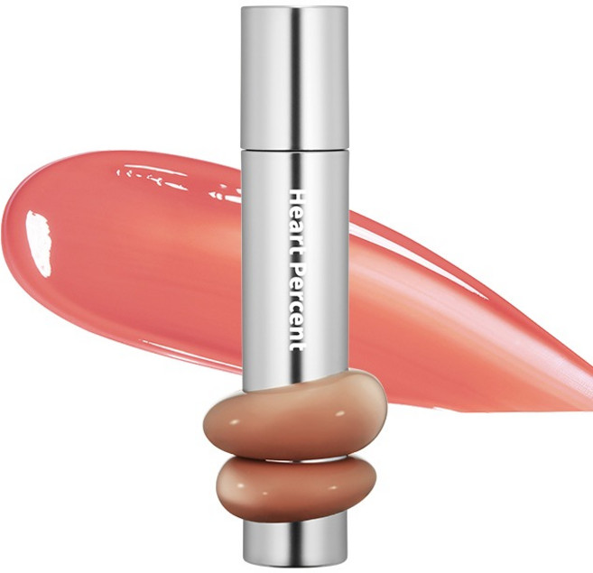 하트퍼센트 도트 온 무드 원웨이 글로이 립틴트 4g, 10피그잼, 1개