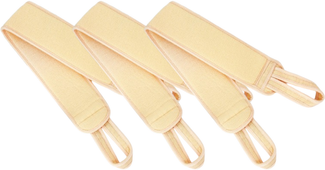 여비홈 저자극 때수건 때타올 등밀이 때타월, 옐로우, 3개, 1개입