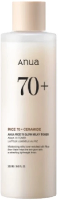 아누아 라이스 70 글로우 밀키 토너, 250ml, 1개 - 쿠팡