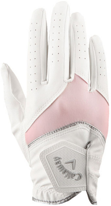 Callaway 卡拉威 女款Fusion高爾夫手套 雙手用, 1組, 白色