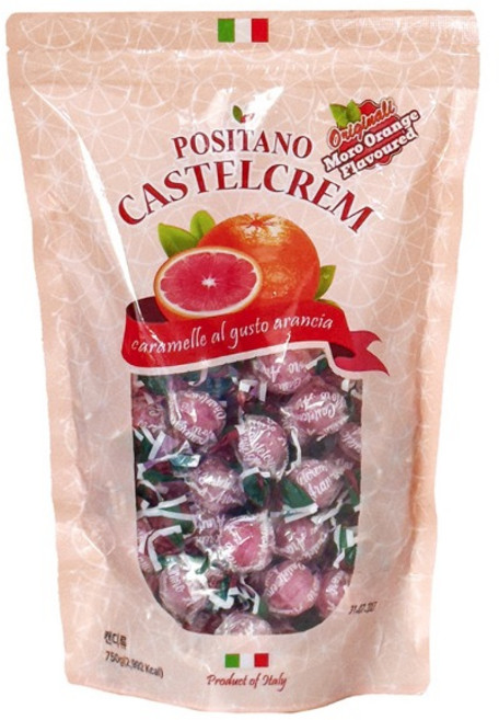 포지타노 카스텔크렘 모로 오렌지 캔디, 750g, 1개