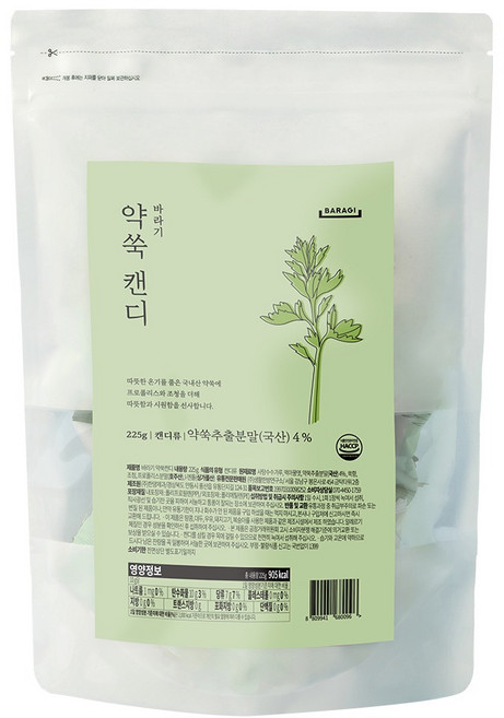 바라기 약쑥캔디, 1개, 225g