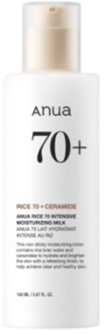 아누아 라이스 70 인텐시브 모이스처라이징 밀크 로션, 1개, 150ml