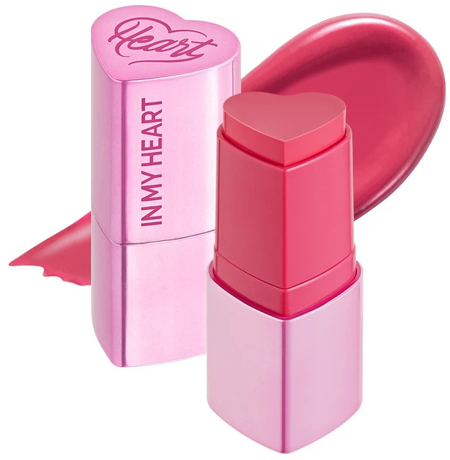 터치인솔 프리티필터 인마이하트 스틱 블러셔 6g, 펀치핑크, 1개 - 쿠팡