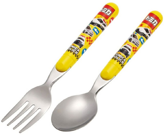 스케이터 아동용 테이블 수저세트 SFR1, 혼합색상, 1세트, 스푼 + 포크