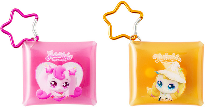 캐치티니핑5 젤리 파우치 2종 세트, 하츄핑, 빤짝핑, 1세트