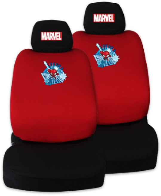 카이프 마블 캐릭터 패션 앞좌석 시트, 스파이더맨, 2개