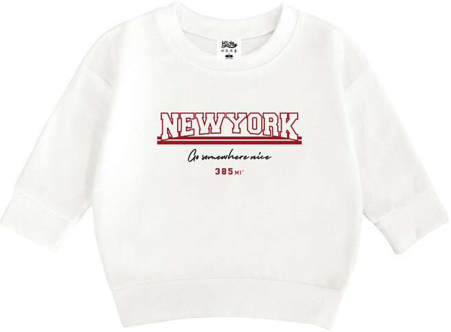 키즈크루 아동용 고뉴욕 맨투맨