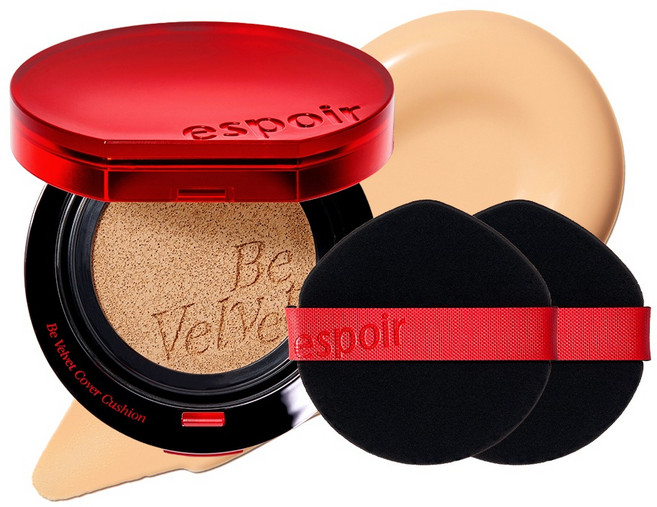 에스쁘아 비벨벳 커버 쿠션 파운데이션 13g + 퍼프 2p 세트, 23호 베이지, 1개