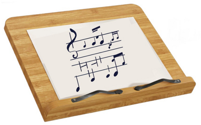 신나는고래 접이식 원목 악보 거치대, 메이플