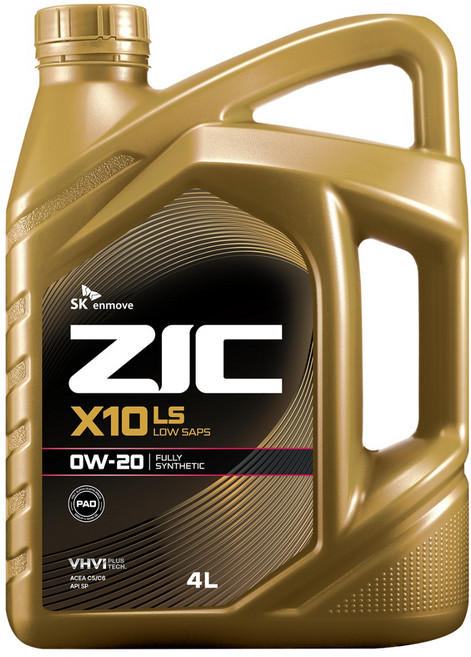 지크 SK엔무브 X10 LS 엔진오일, 1개, 0w20, 4L