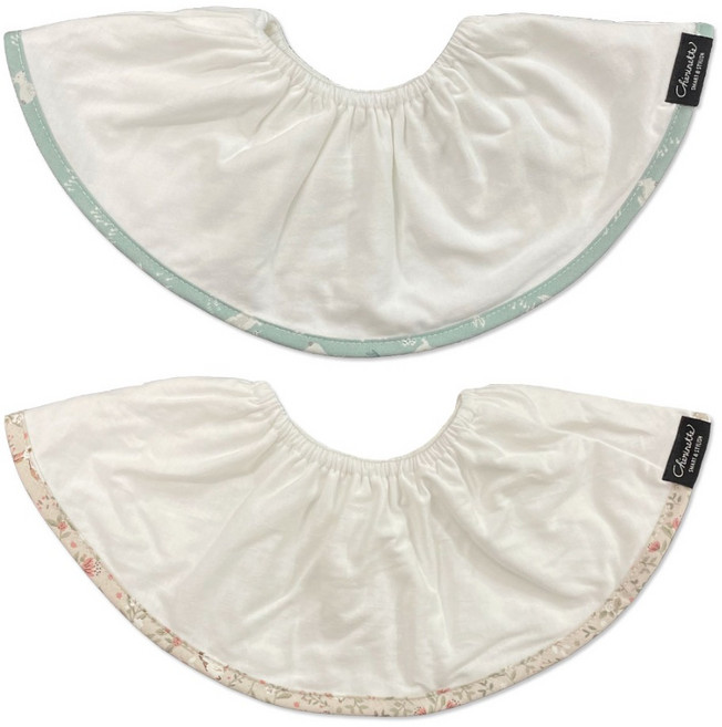 쉐리네뜨 쉐리빕 턱받이 2종 세트, 베이비래빗 + 코튼래빗, 1세트