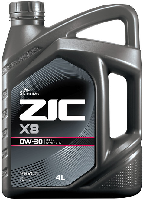 지크 SK엔무브 X8 엔진오일, 1개, 0w30, 4L