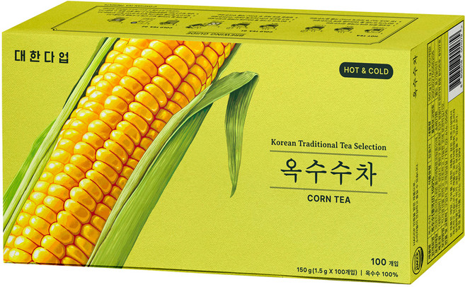 대한다업 옥수수차, 1.5g, 1개, 100개입